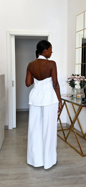 Conjunto Lea Branco - duas peças