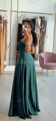 Vestido Lídia Verde Militar