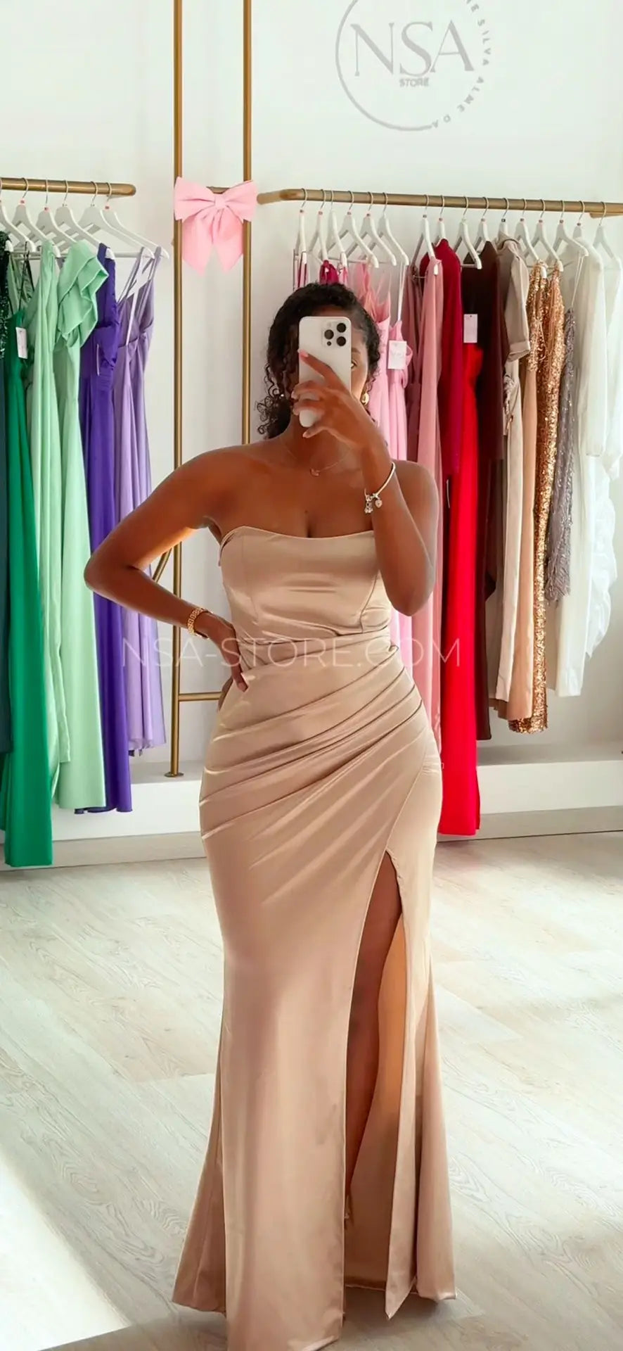 Vestido lly Dourado