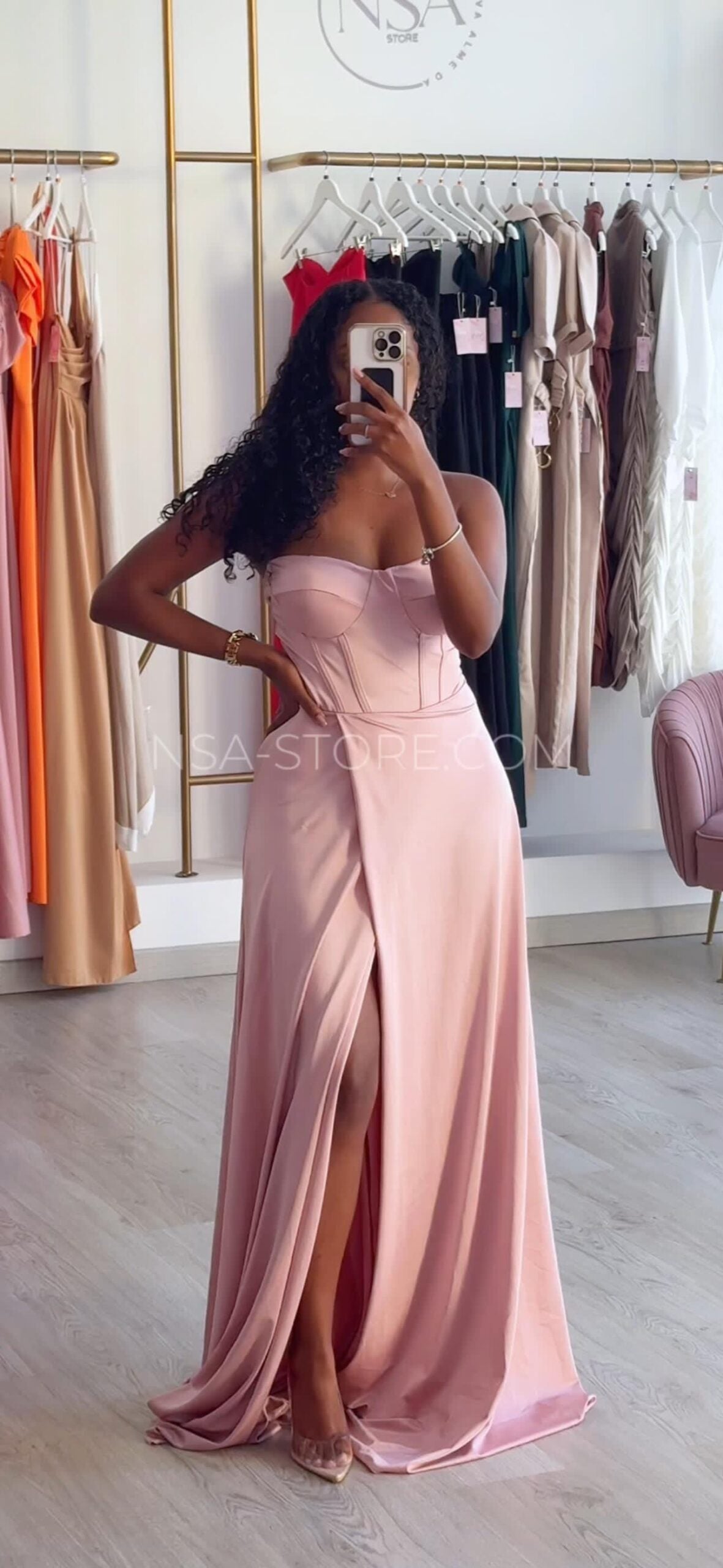Vestido Lena Rosa Velho