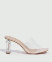 Salto transparente bege