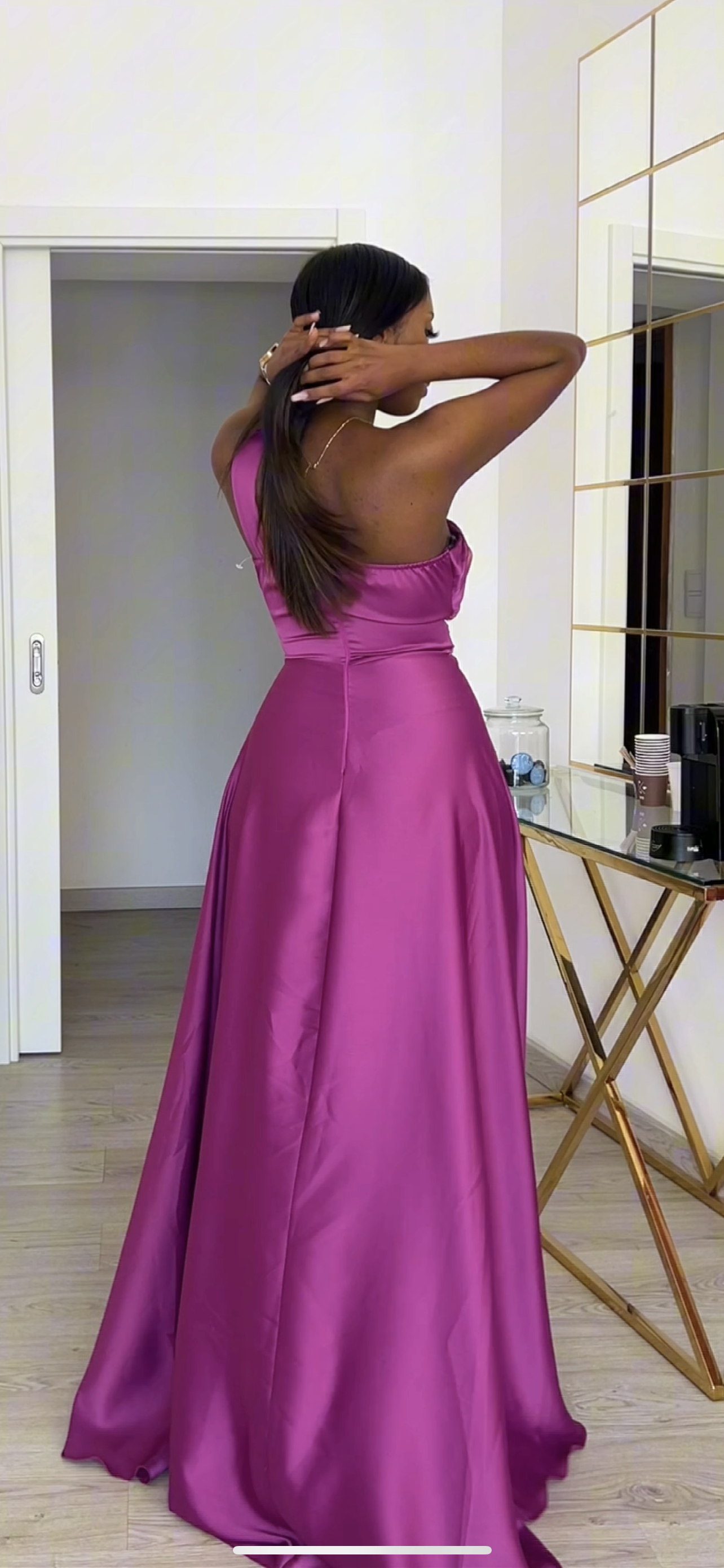 Vestido Lídia magenta