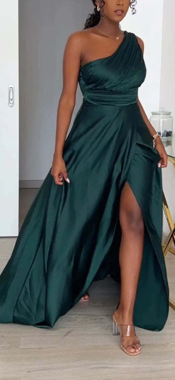 Vestido Lídia Verde Militar