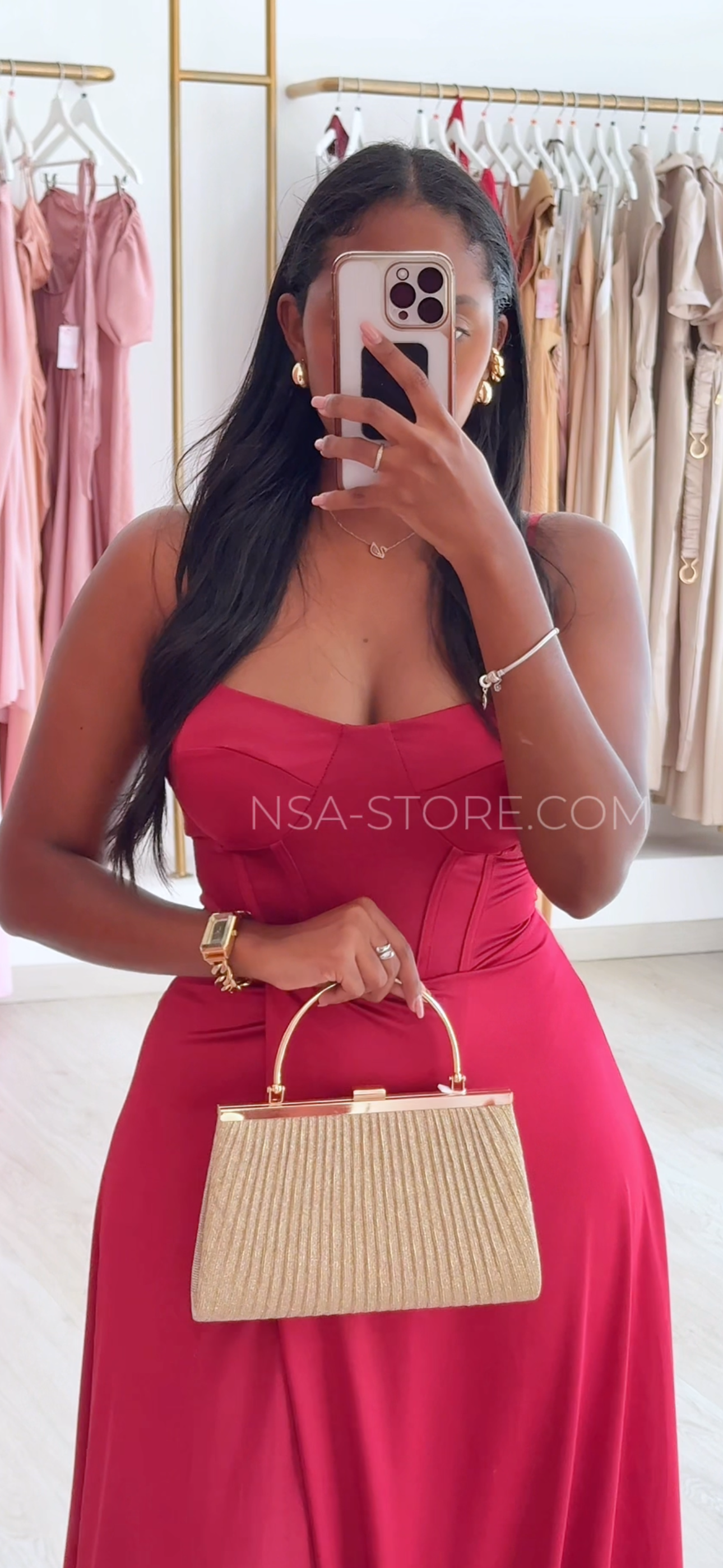 Robe Lena Rouge