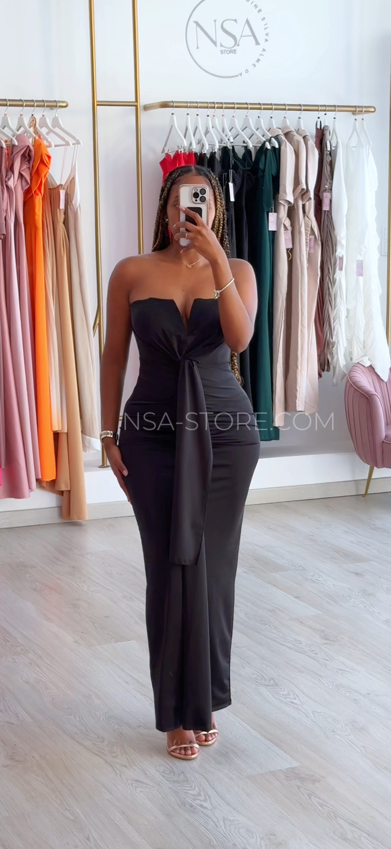 Vestido Ivy Preto
