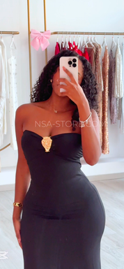 Vestido Mirela Preto