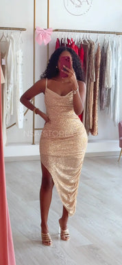 Vestido Daise Dourado