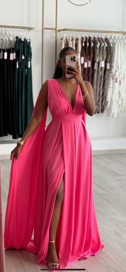 Vestido Josy Rosa Choque